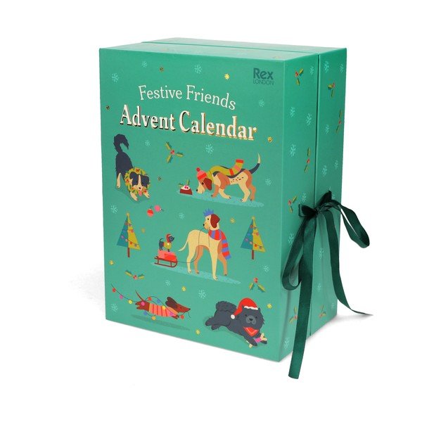 Calendario dell'avvento 37,5 cm Festive Friends – Rex London-image-2