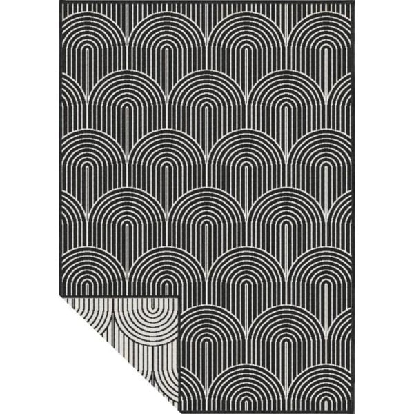 Tappeto da esterno bianco e nero 80x150 cm Pangli Black - Hanse Home