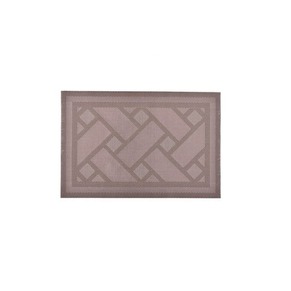 Tovaglietta di stoffa beige scuro 2 pezzi 30x45 cm Geom - JAHU collections