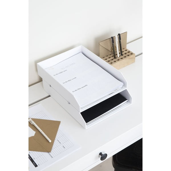 Organizer in cartone per documenti in set da 2 Hakan - Bigso Box of Sweden-image-1
