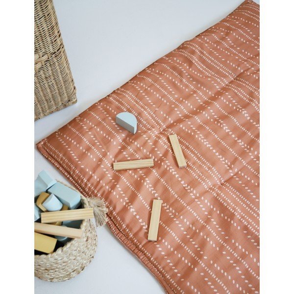 Tappeto arancione per bambini Nepo Terracotta - Nattiot-image-2
