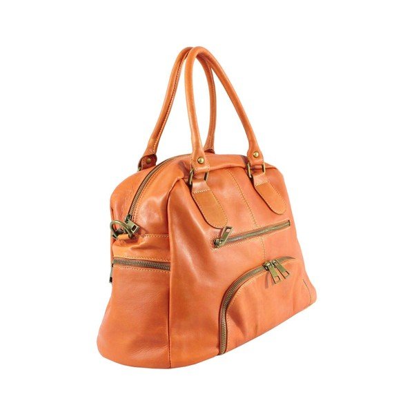 Borsa Jenny in pelle senape - Chicca Borse-image-1