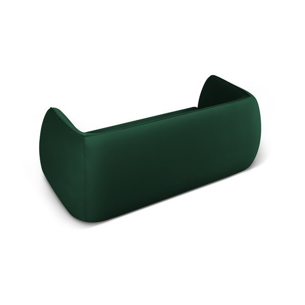 Divano in velluto verde 190 cm Lando - Micadoni Home-image-3