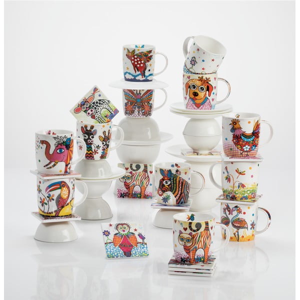 Tazza in porcellana Maxwell & Williams Smile Style Boobook, 400 ml - Maxwell & Williams-image-1