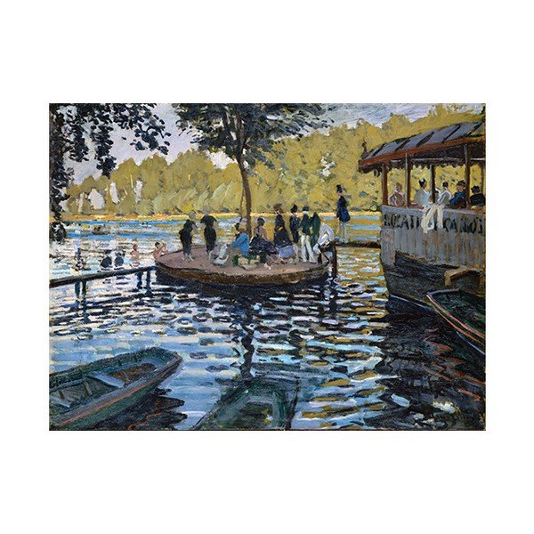 Obraz Claude Monet - La Grenouillère, 60x45 cm