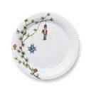 Piatto bianco in porcellana a tema natalizio ø 27 cm Hammershøi Christmas – Kähler Design