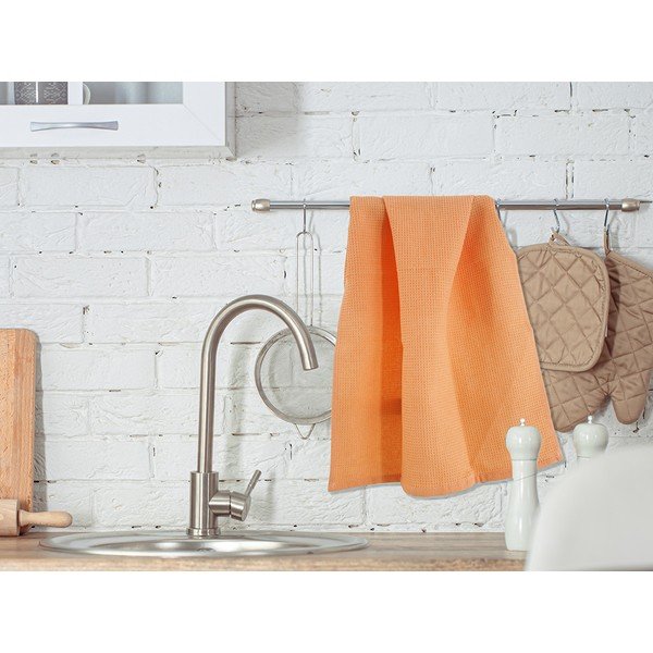 Asciugamani in cotone in set da 3 40x60 cm Wafle - B.E.S.-image-1