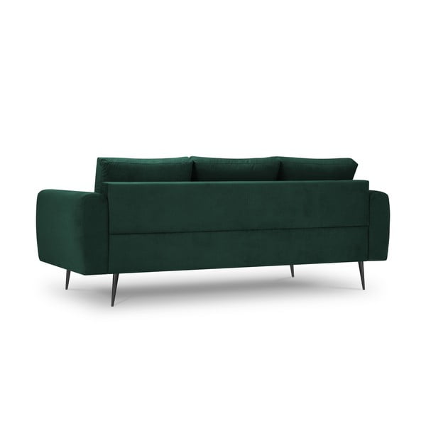 Divano in velluto verde scuro Octave - Interieurs 86-image-3
