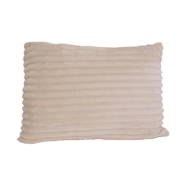 Cuscino in velluto crema, 50 x 30 cm Ribbed - PT LIVING