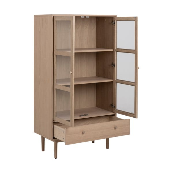 Vetrina in rovere 80x145 cm Aston - Actona-image-3