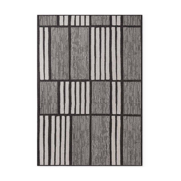 Tappeto da interno/esterno nero/color crema 160x230 cm Haringey Allington – Ted Baker