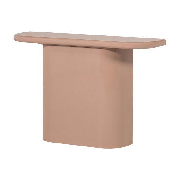 Tavolo consolle rosa chiaro lucido 30x120 cm Nocta – WOOOD