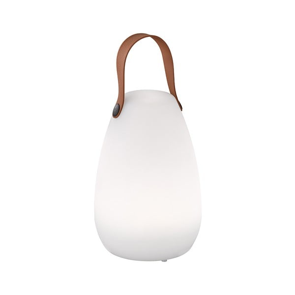 Lampada da tavolo LED bianco-marrone (altezza 20 cm) Ruby - Fischer & Honsel