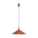 Lampadario color mattone in acciaio ø 40 cm Zylo – Sollux