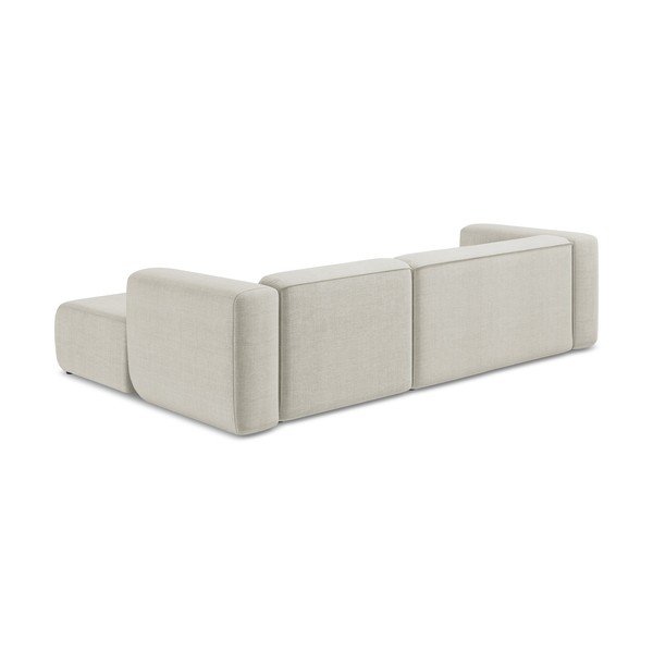 Divano angolare beige (con penisola a destra/con chaise lounge) Ekahi – Makamii-image-4