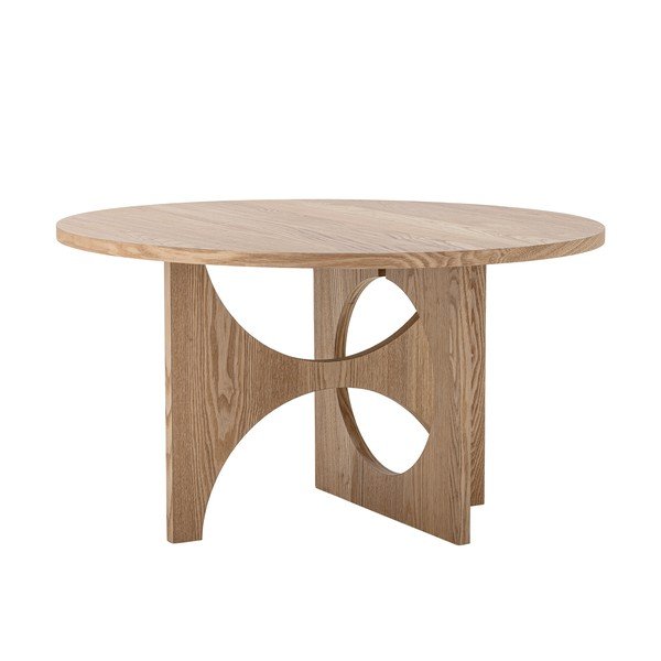 Tavolino da salotto rotondo di colore naturale con effetto abete ø 80 cm Alden – Bloomingville