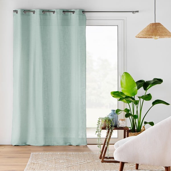 Tenda blu 140x280 cm Cloris - douceur d'intérieur-image-4