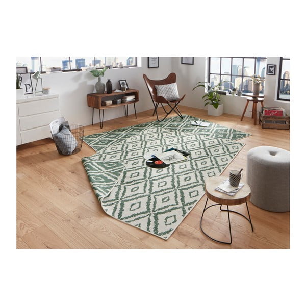 Tappeto da esterno verde e bianco Rio, 200 x 290 cm - NORTHRUGS-image-4