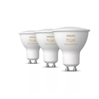 Lampadine intelligenti a LED in set di 3 GU10, 4 W White ambiance - Philips Hue
