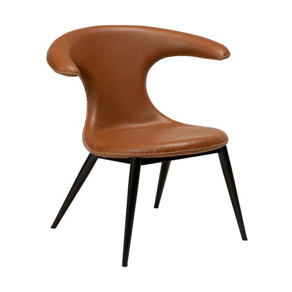 Poltrona in similpelle marrone cognac Flair - DAN-FORM Denmark