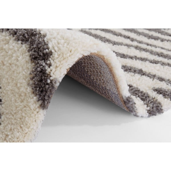 Tappeto grigio/beige 150x80 cm Striped Animal - Ragami-image-2