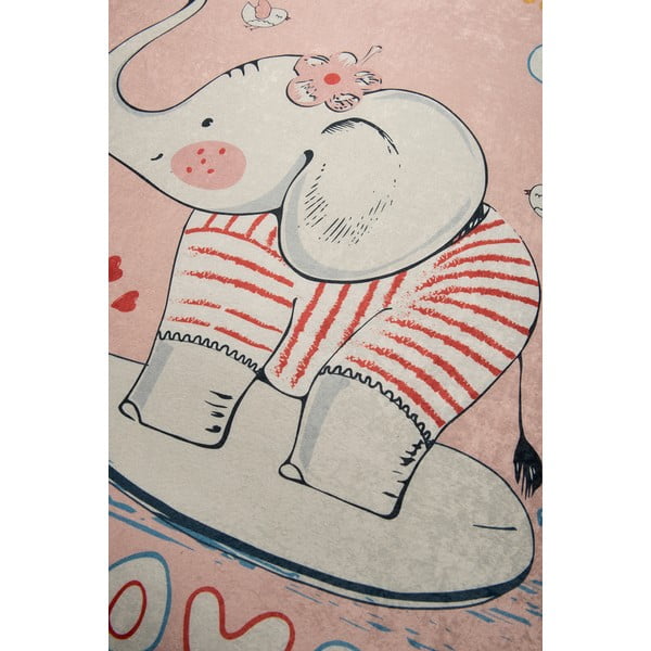 Tappeto antiscivolo per bambini Elephant, 100 x 160 cm Lovely - Conceptum Hypnose-image-3