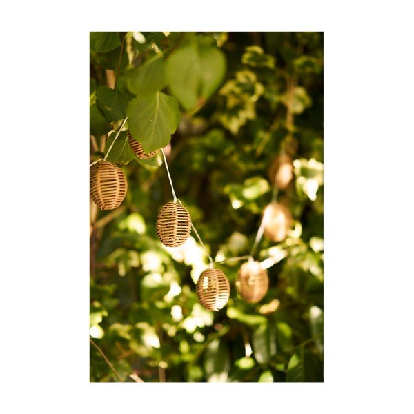 Catena luminosa LED con alimentazione a batteria numero lampadine 10 pz lunghezza totale 180 cm Carlisle – House Nordic-image-4