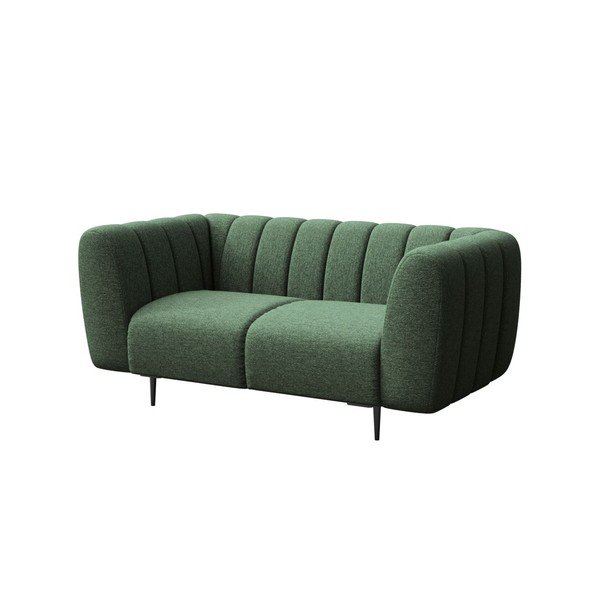 Divano in verde scuro 170 cm Shel – Ghado-image-2