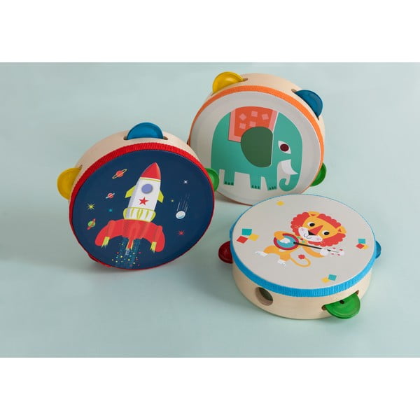 Giocattolo musicale Tambourine Animal Band - Rex London-image-4