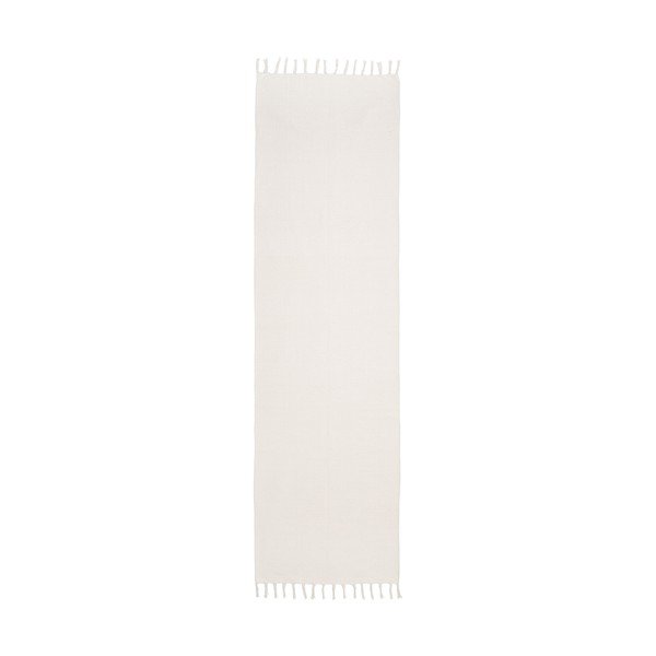 Runner bianco in cotone intrecciato a mano, 70 x 250 cm Agneta - Westwing Collection