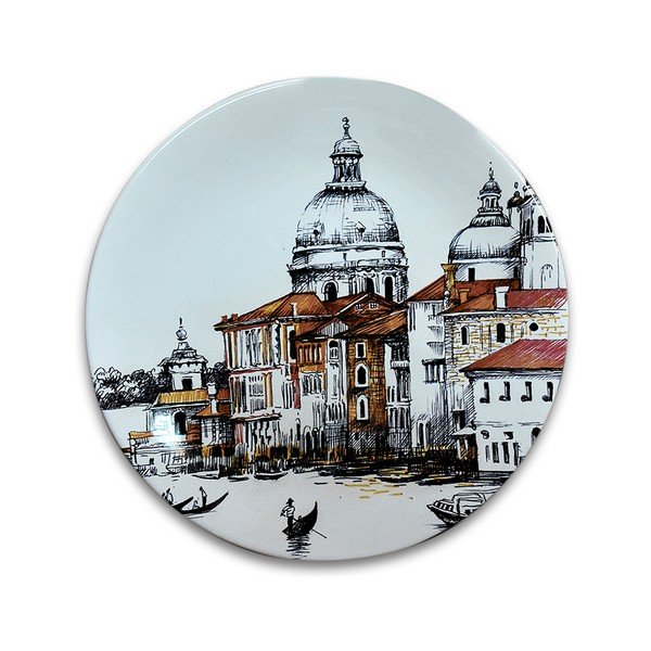 Keramický talíř City, ⌀ 25 cm