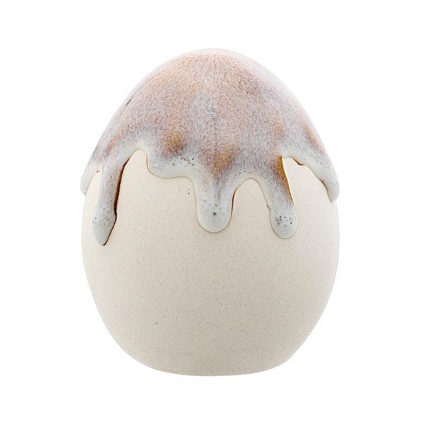 Šedá kameninová dekorace Bloomingville Egg