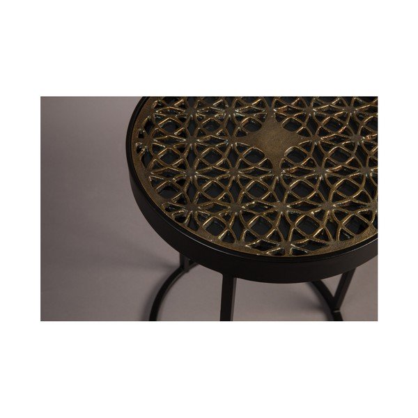 Tavolo contenitore in metallo , ⌀ 33 cm Sari - Dutchbone-image-1