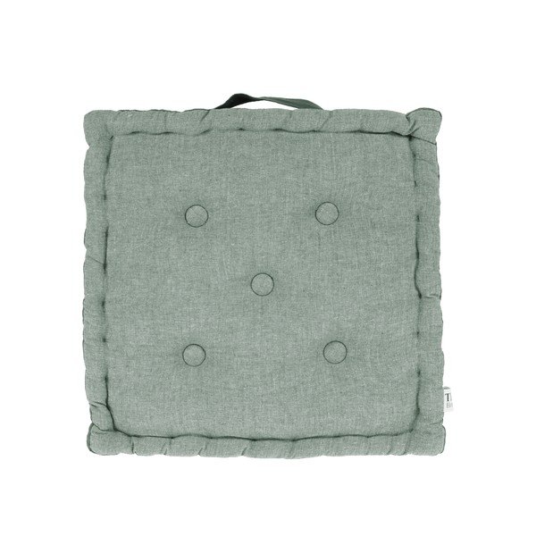Cuscino per sedia verde con orecchio, 40 x 40 cm - Tiseco Home Studio-image-2