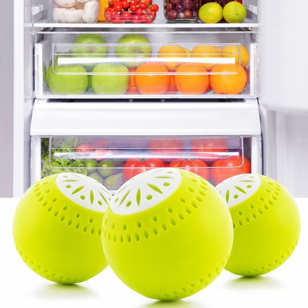 Set di 3 perle antiodore per il frigorifero - InnovaGoods-image-3