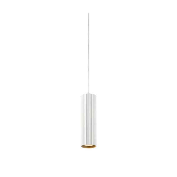 Lampada a sospensione bianca con paralume in metallo 7x7 cm Costilla - Markslöjd