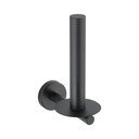 Porta carta igienica da parete in acciaio inox nero opaco Bosio - Wenko