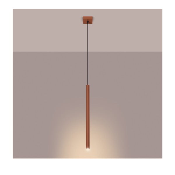 Lampadario color mattone Fideus – Sollux-image-4