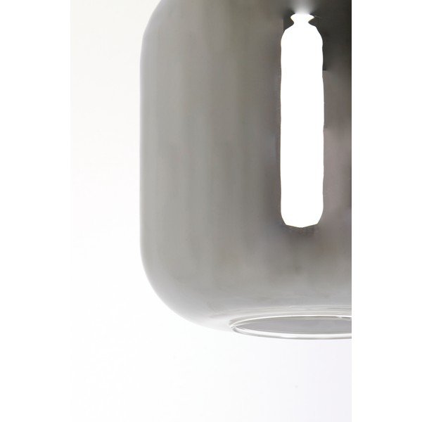 Lampada da soffitto grigia con paralume in vetro ø 16 cm Lekar - Light & Living-image-4