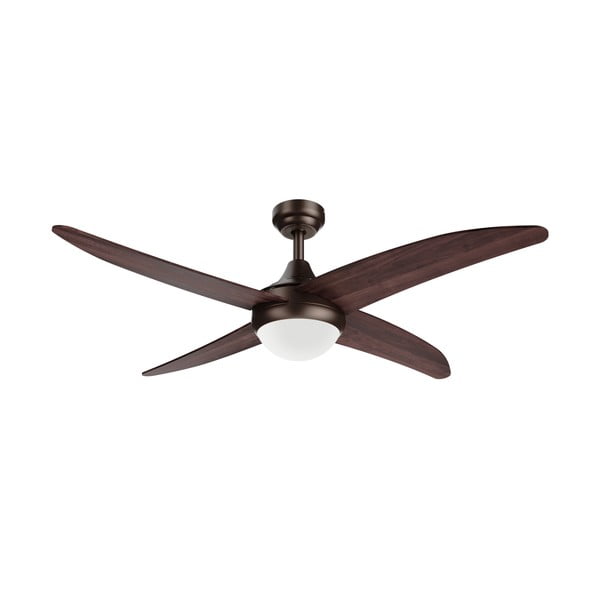 Plafoniera LED in colore naturale scuro ø 13 cm Regal - SULION