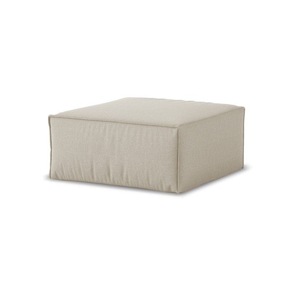Béžový puf Cosmopolitan Design Miami, 65 x 65 cm