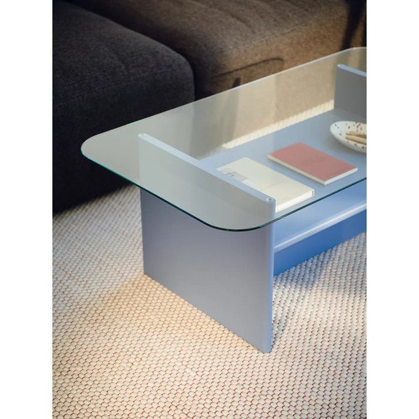 Tavolino da salotto giallo chiaro 63x110 cm Tovo – noo.ma-image-2