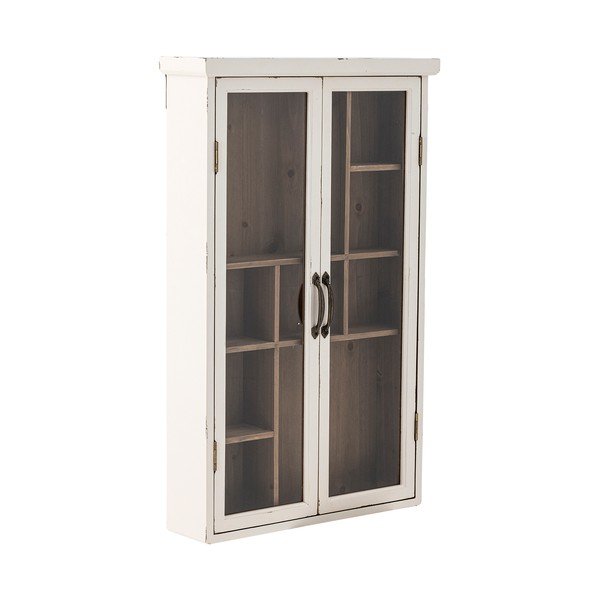 Vetrina bianca in abete massiccio 50x80x14 cm Hazem – Bloomingville-image-3