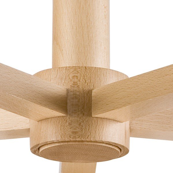 Lampada da soffitto grigia con paralume in tessuto ø 15 cm Ellie - LAMKUR-image-4