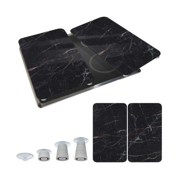 Set di copri fornelli in vetro temperato 2 pz 52x30 cm Abdeckplatte  – Wenko-image-2