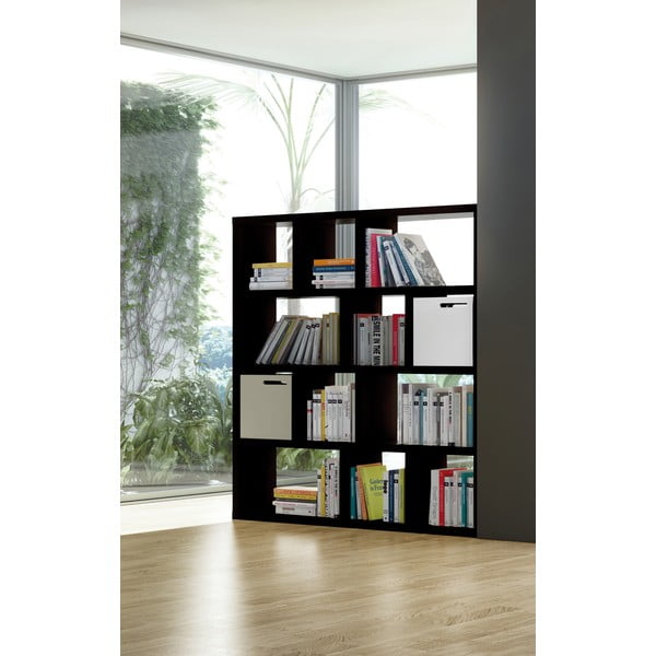 Libreria nera 150x159 cm Berlin - TemaHome-image-2
