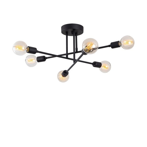 Plafoniera nera 64x64 cm Flower – Opviq lights-image-2