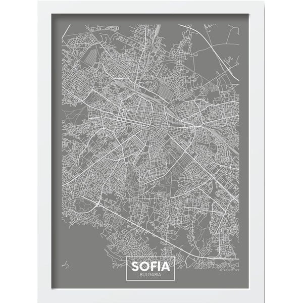 Poster in cornice 40x55 cm Sofia - Wallity