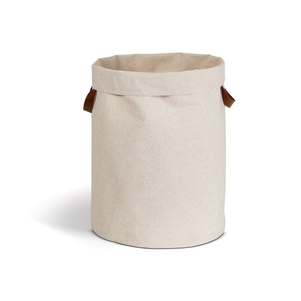 Cesta per il bucato beige in tessuto 69 l Soft Storage – Bigso-image-2