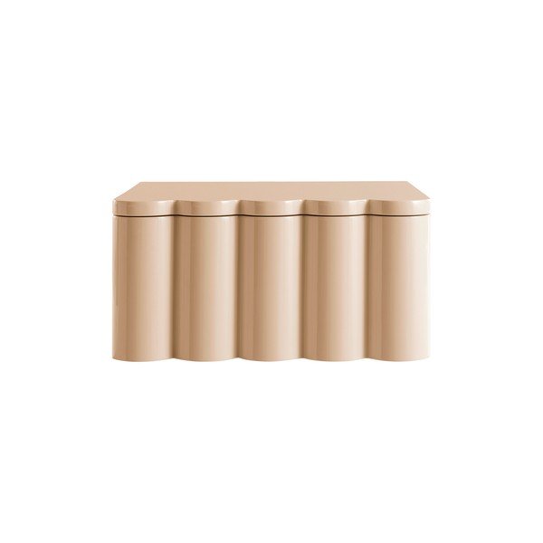 Comodino beige lucido da parete Vallmo – Jotex-image-2